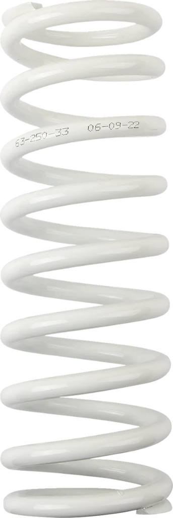 Moose Offroad Shock Spring - 63 mm OD - 33 n/mm - White 1312-1028 - Main Product View