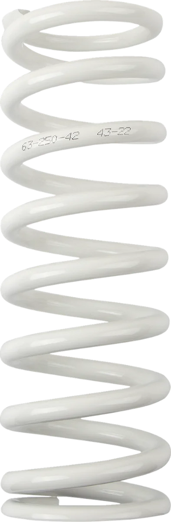 Moose Offroad Shock Spring - 63 mm OD - 42 n/mm - White 1312-1031 - Main Product View
