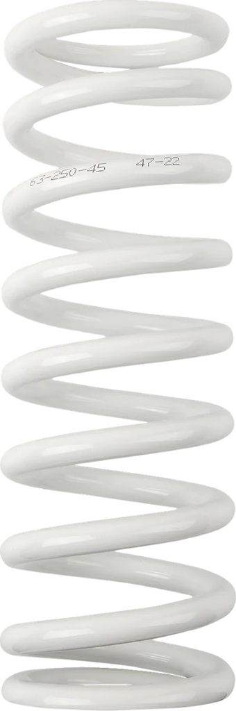 Moose Offroad Shock Spring - 63 mm OD - 45 n/mm - White 1312-1032 - Main Product View