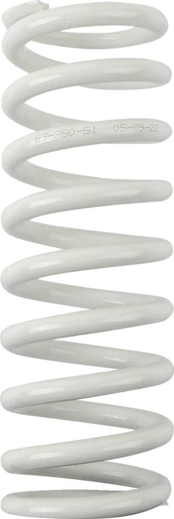 Moose Offroad Shock Spring - 63 mm OD - 51 n/mm - White 1312-1034 - Main Product View