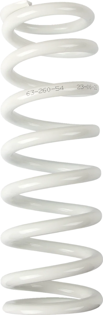 Moose Offroad Shock Spring - 63 mm OD - 54 n/mm - White 1312-0982 - Main Product View