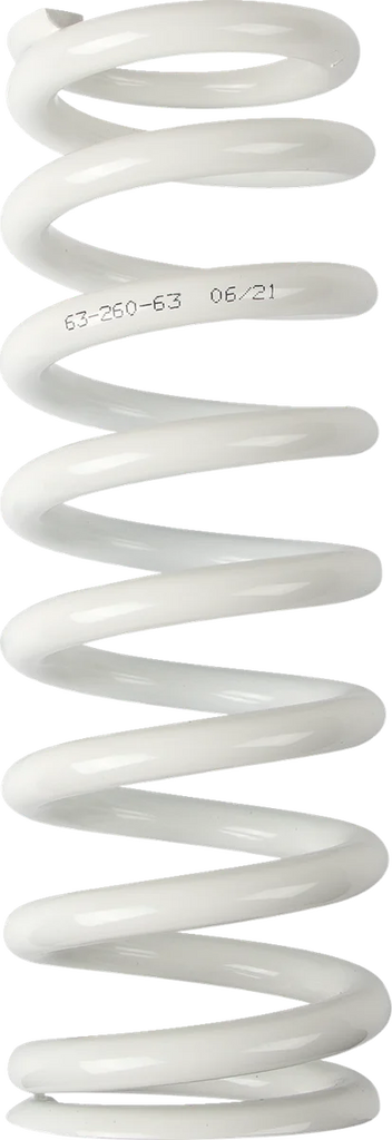 Moose Offroad Shock Spring - 63 mm OD - 63 n/mm - White 1312-0985 - Main Product View