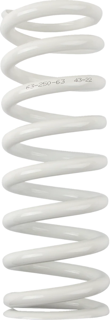 Moose Offroad Shock Spring - 63 mm OD - 63 n/mm - White 1312-1038 - Main Product View