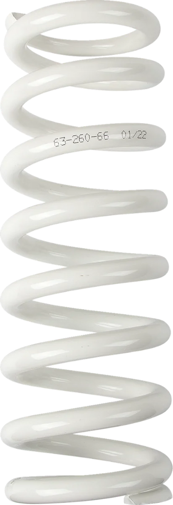 Moose Offroad Shock Spring - 63 mm OD - 66 n/mm - White 1312-0986 - Main Product View
