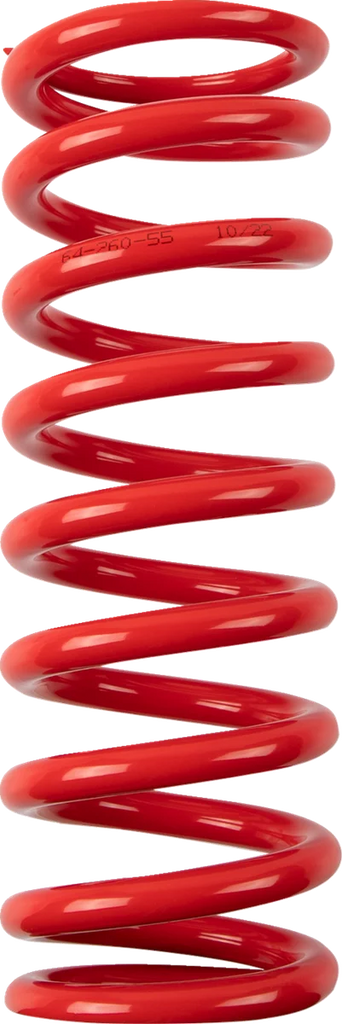 Moose Offroad Shock Spring - 64/66 mm OD - 55 n/mm - Red 1312-1000 - Main Product View