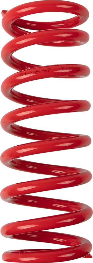 Moose Offroad Shock Spring - 64/66 mm OD - 57 n/mm - Red 1312-0992 - Main Product View