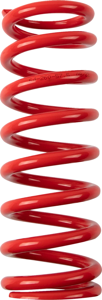 Moose Offroad Shock Spring - 64/66 mm OD - 57.5 n/mm - Red 1312-1001 - Main Product View