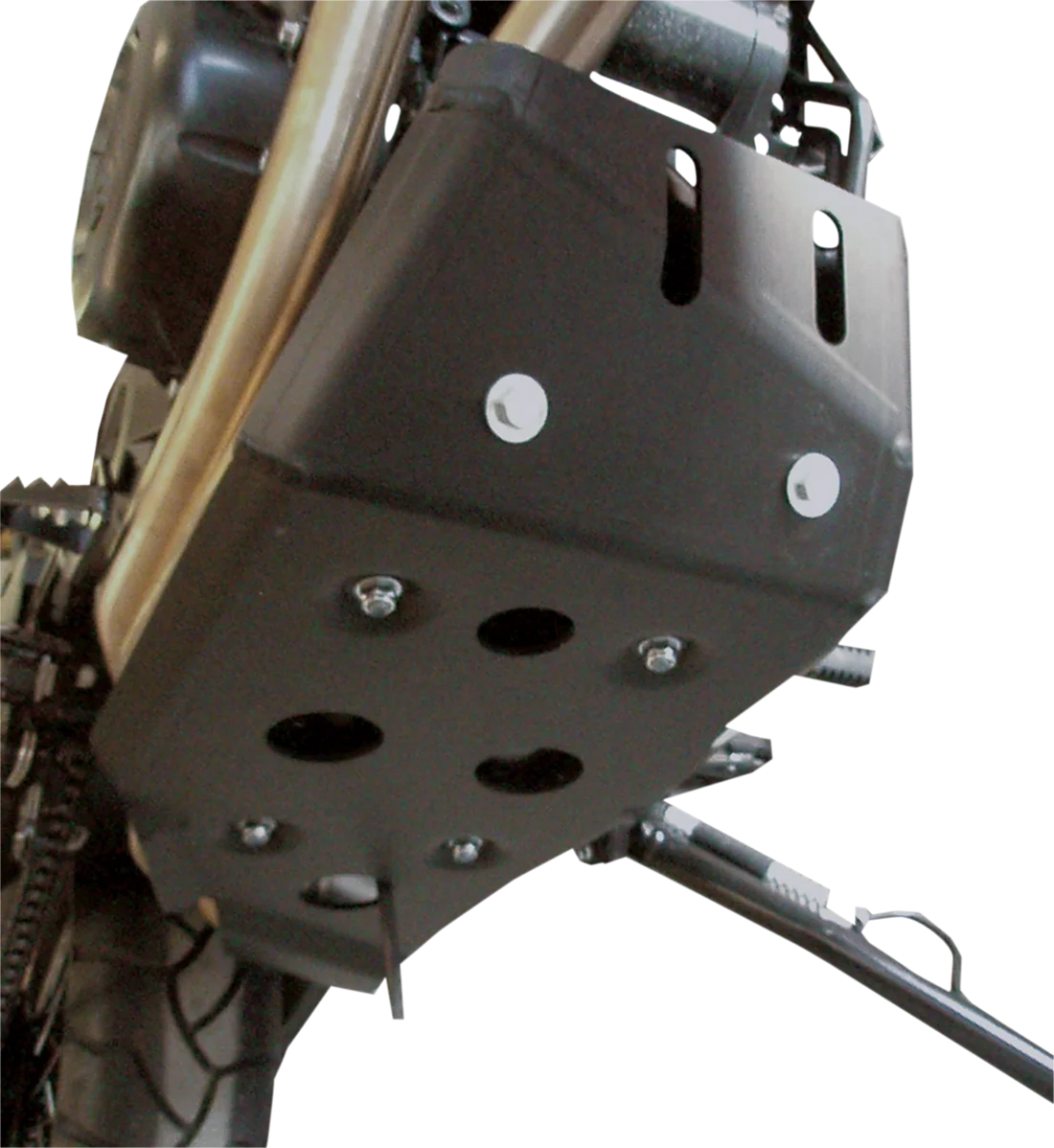 Moose Offroad Skid Plate - Black - 279 fits BMW F 650 GS / F 700 GS / F 800 GS - Installation View