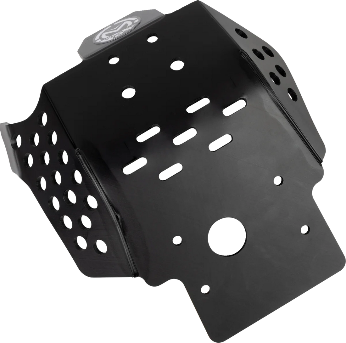Moose Offroad Skid Plate - Black - PX1410 fits Yamaha YZ 125 - Side View
