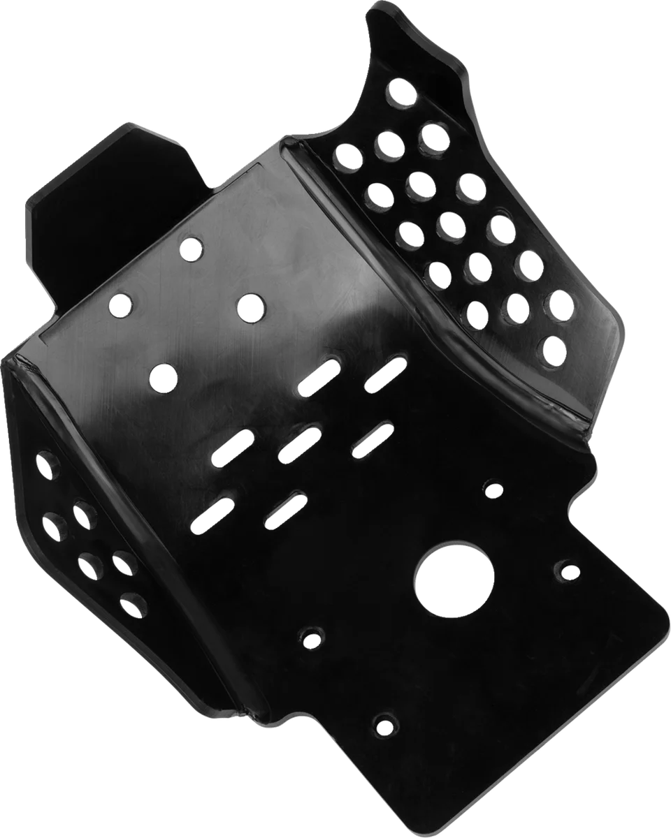 Moose Offroad Skid Plate - Black - PX1410 fits Yamaha YZ 125 - Back View