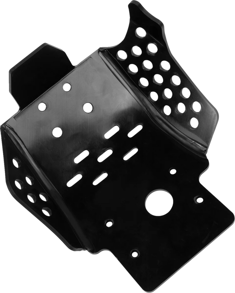 Moose Offroad Skid Plate - Black - PX1410 fits Yamaha YZ 125 - Back View