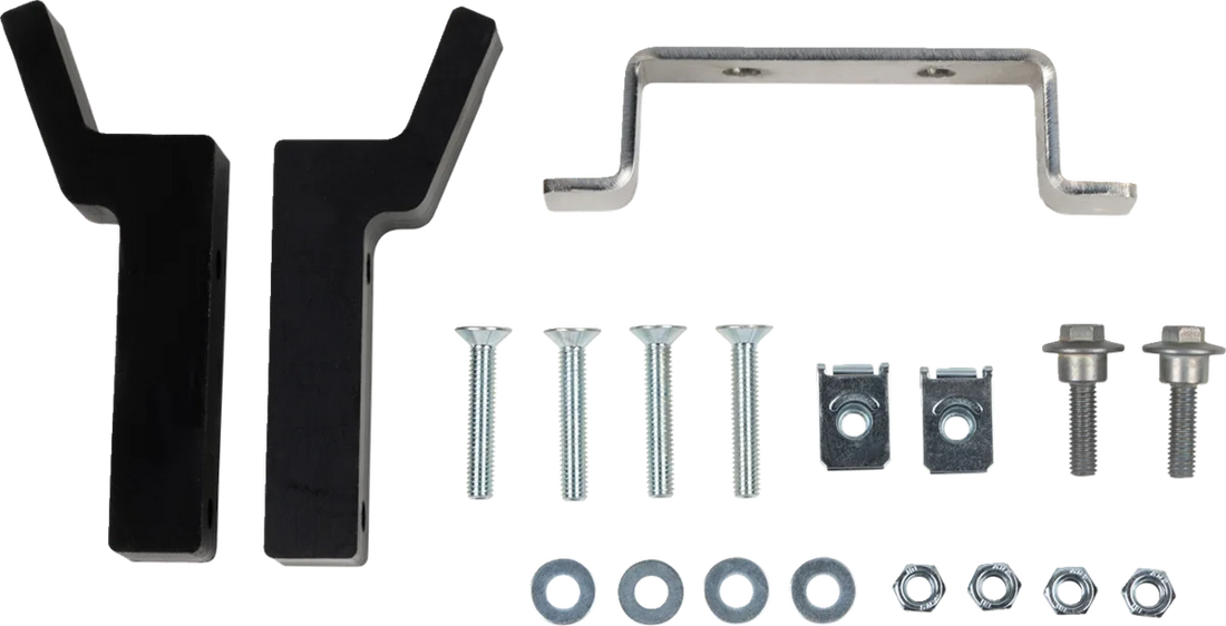 Moose Offroad Skid Plate - Black - PX1410 fits Yamaha YZ 125 - Installation View