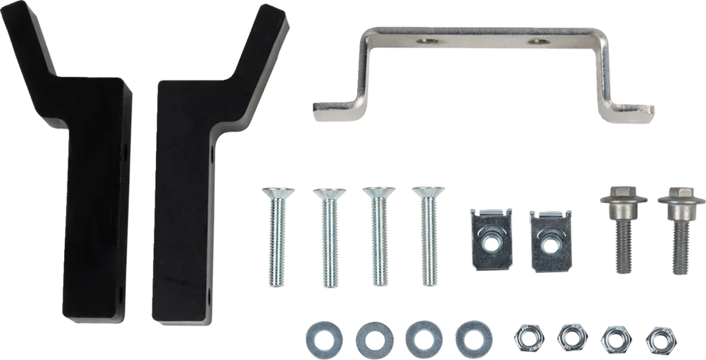 Moose Offroad Skid Plate - Black - PX1410 fits Yamaha YZ 125 - Installation View