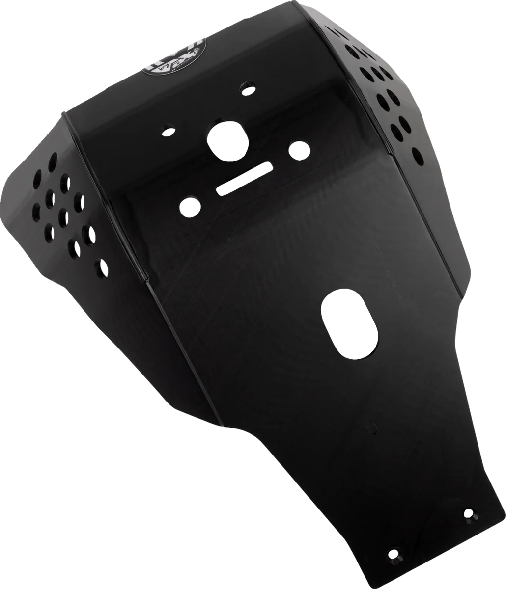 Moose Offroad Skid Plate - Black - PX1742 fits Kawasaki KX 450 - Side View