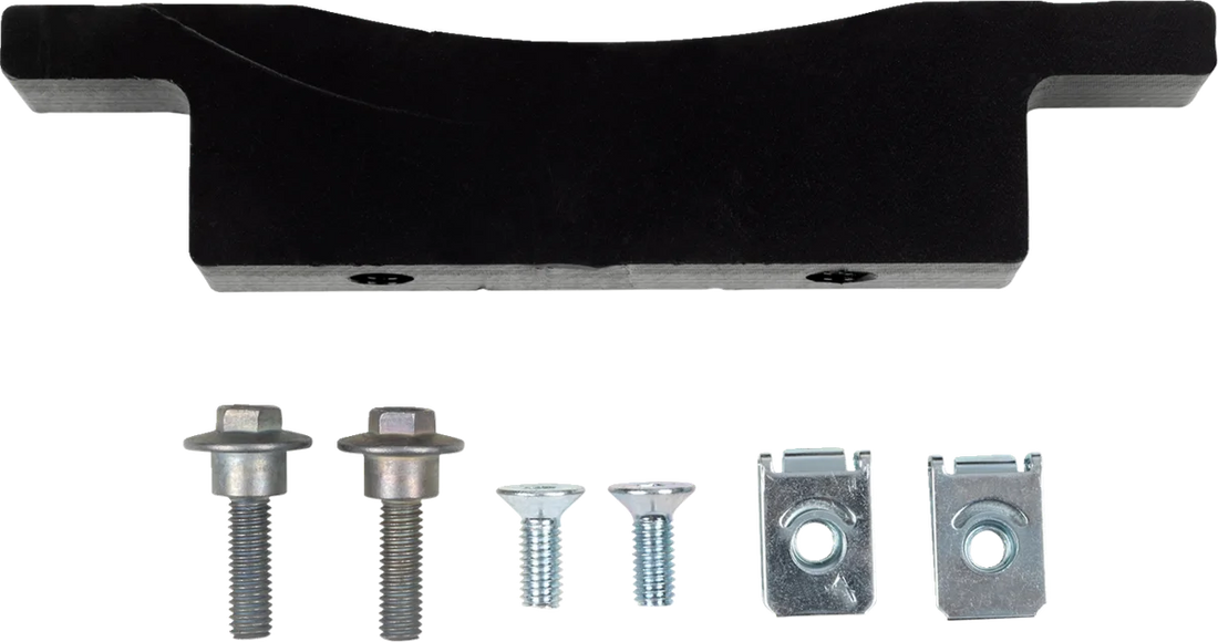 Moose Offroad Skid Plate - Black - PX1742 fits Kawasaki KX 450 - Installation View