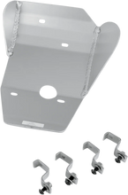 Load image into Gallery viewer, Moose Offroad Skid Plate - Silver - 105 fits Honda CR125 - Main Product View
