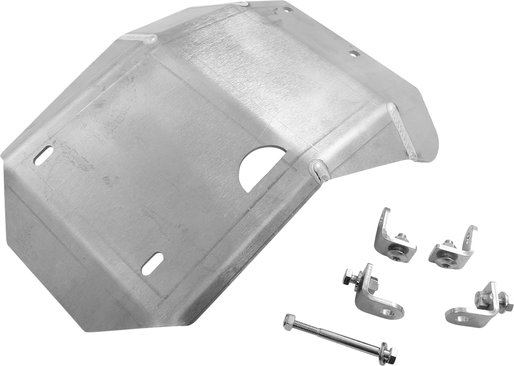 Moose Offroad Skid Plate - Silver - 203 fits Yamaha TT-R 230 - Main Product View