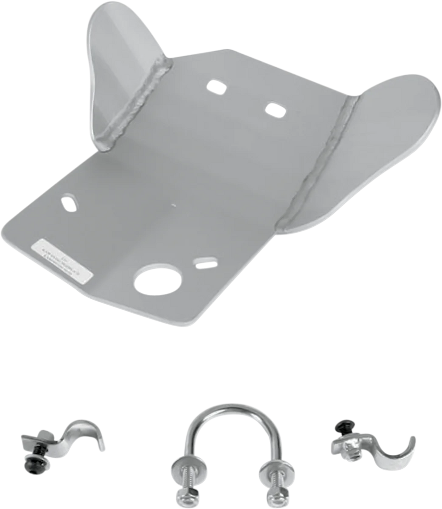 Moose Offroad Skid Plate - Silver - 220 fits KX 80 / KX 85 / KX 100 / KX 112 - Main Product View