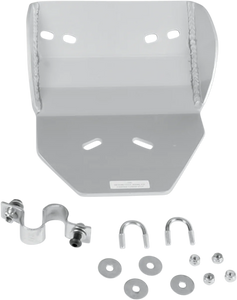 Moose Offroad Skid Plate - Silver - 240 fits Yamaha YZ 80 / YZ 85 - Main Product View