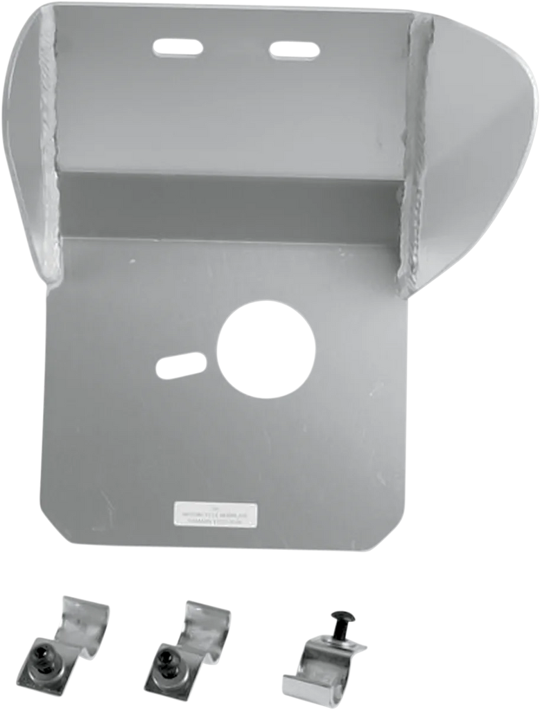 Moose Offroad Skid Plate - Silver - 245 fits Yamaha YZ 125 - Main Product View
