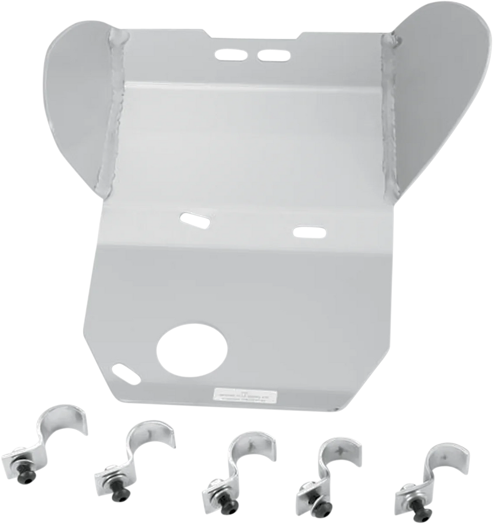 Moose Offroad Skid Plate - Silver - 250 fits Yamaha TT-R 250 - Main Product View