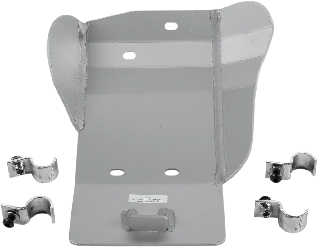 Moose Offroad Skid Plate - Silver - 255 fits Ktm - Main Product View