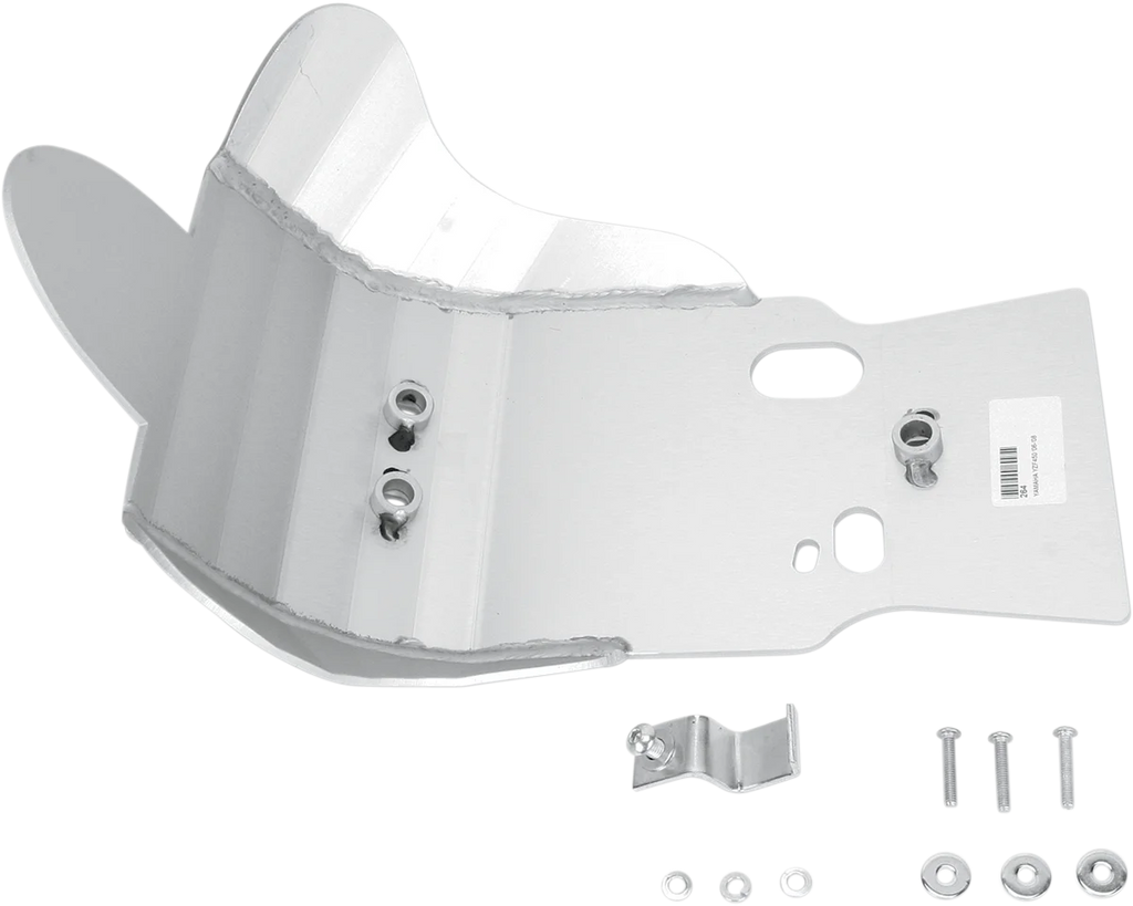 Moose Offroad Skid Plate - Silver - 264 fits Yamaha YZ 450 F - Main Product View