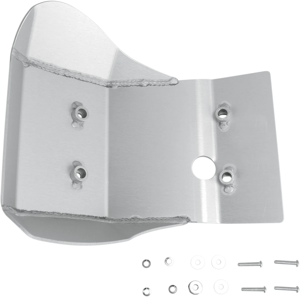 Moose Offroad Skid Plate - Silver - 277 fits Yamaha XT 250 - Main Product View