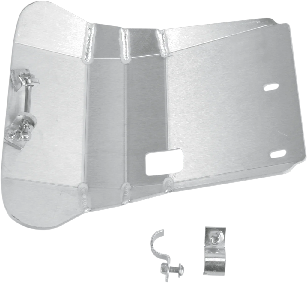 Moose Offroad Skid Plate - Silver - 278 fits Yamaha TW 200 - Main Product View
