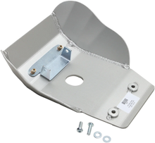Load image into Gallery viewer, Moose Offroad Skid Plate - Silver - 317 fits Honda CRF 125 F / CRF 125 FB - Side View