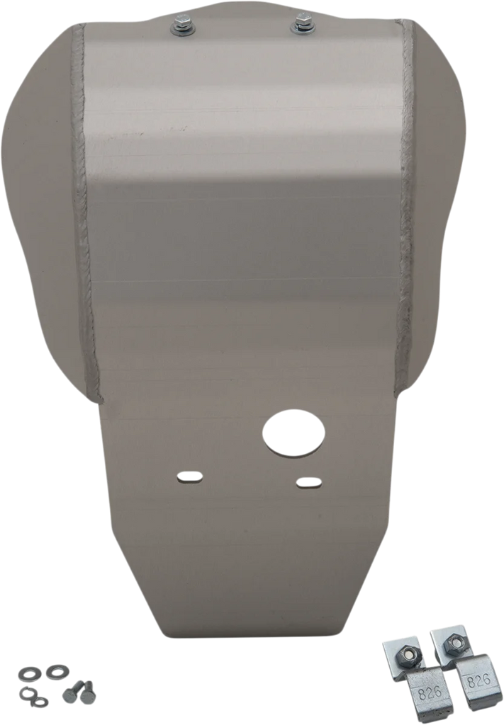 Moose Offroad Skid Plate - Silver - 325 fits Honda CRF 450 X / CRF 450 RL - Main Product View