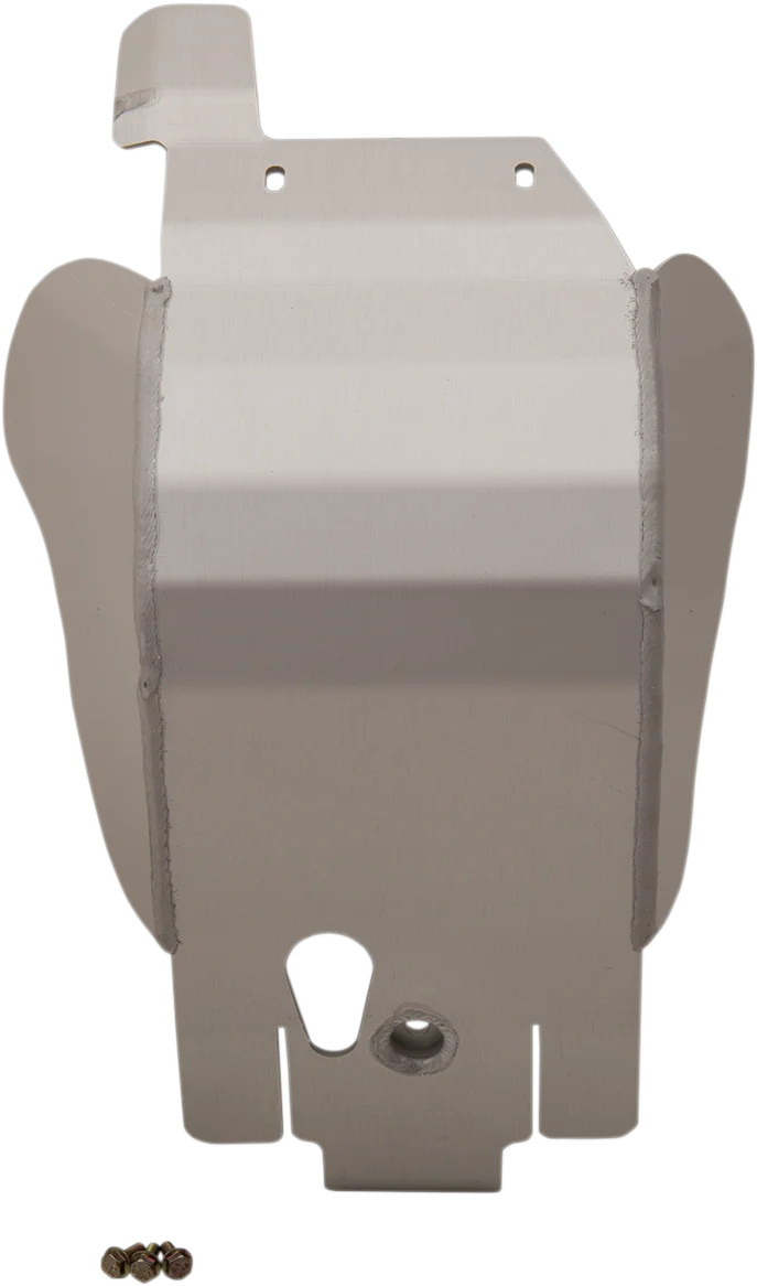 Moose Offroad Skid Plate - Silver - 328 fits Yamaha YZ 250X / YZ 450X / WR 250F / WR 450F - Side View