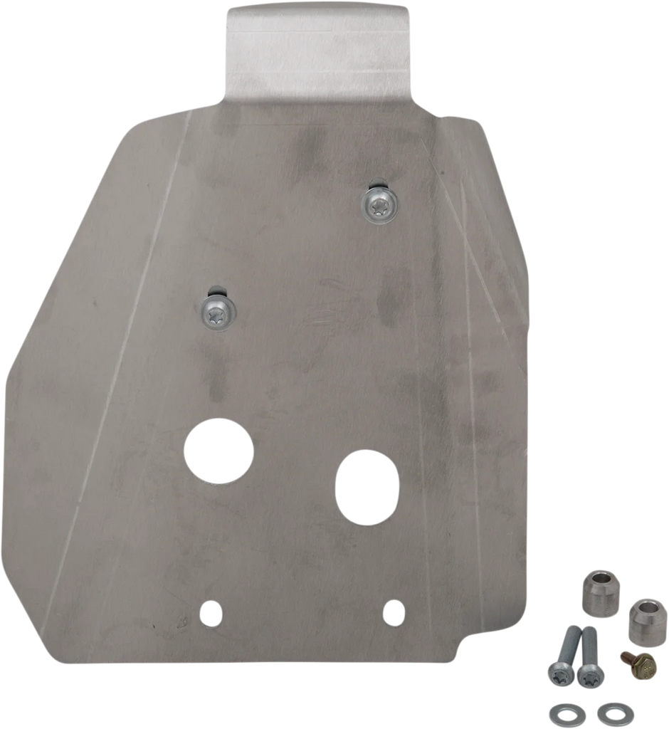 Moose Offroad Skid Plate - Silver - 333 fits Honda CRF110F - Main Product View