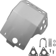 Load image into Gallery viewer, Moose Offroad Skid Plate - Silver - 338 fits Kawasaki KLR 650 - Main Product View
