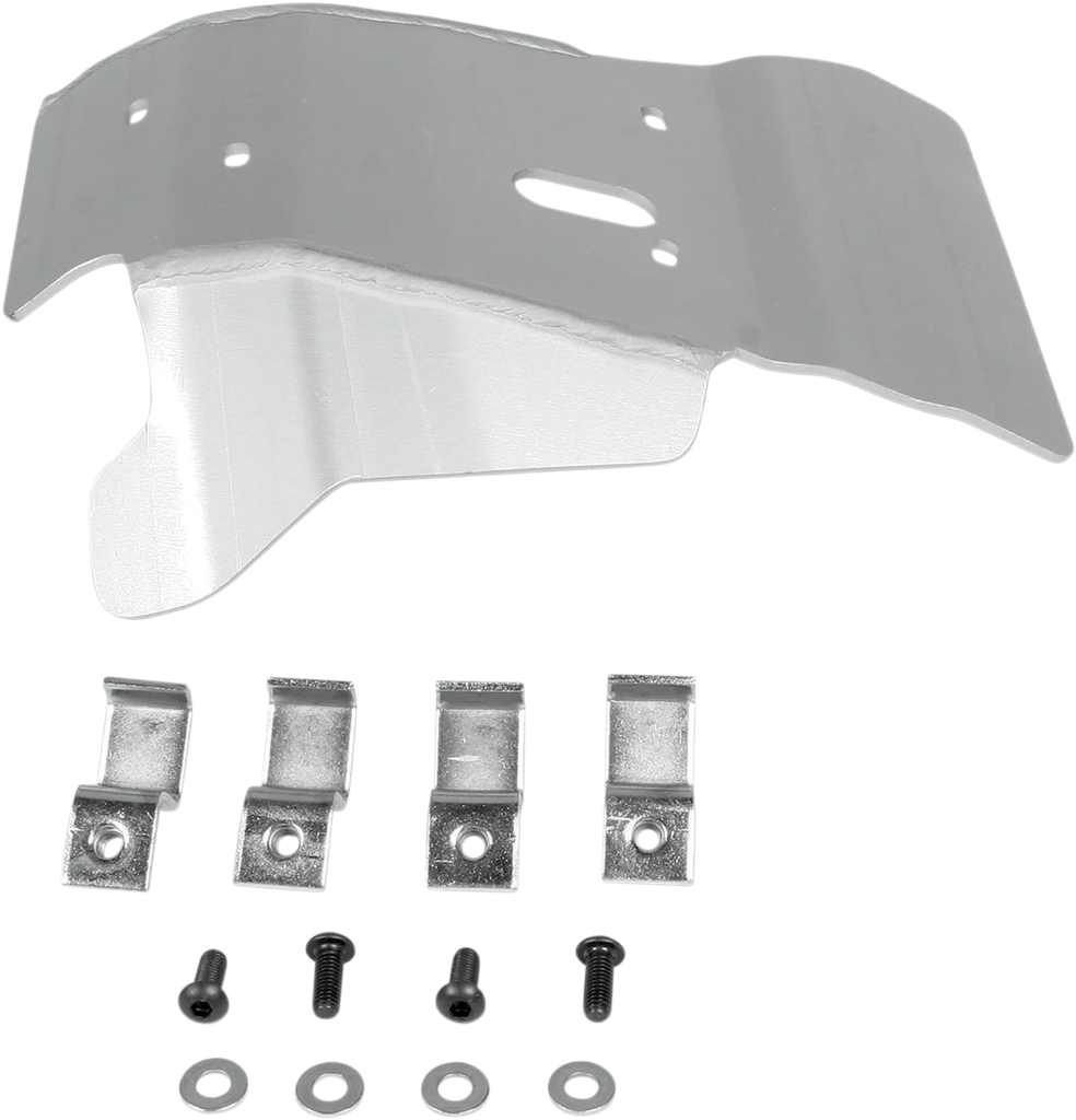 Moose Offroad Skid Plate - Silver - 420 fits Yamaha YZ 250 / YZ 250 X - Main Product View