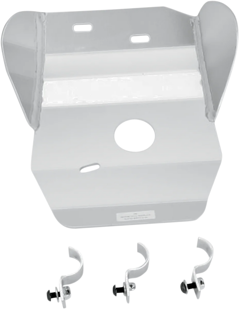 Moose Offroad Skid Plate - Silver - 448 fits Suzuki RM 250 - Main Product View