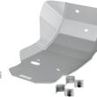 Load image into Gallery viewer, Moose Offroad Skid Plate - Silver - 454 fits Honda CRF450R - Main Product View