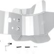 Load image into Gallery viewer, Moose Offroad Skid Plate - Silver - 457X fits Honda CRF450X - Main Product View