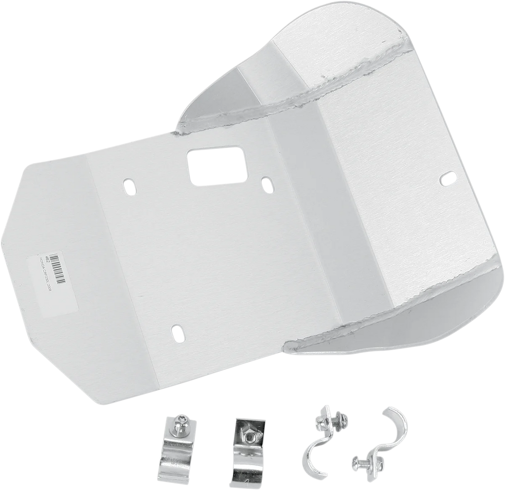 Moose Offroad Skid Plate - Silver - 462 fits Honda CRF230L - Main Product View