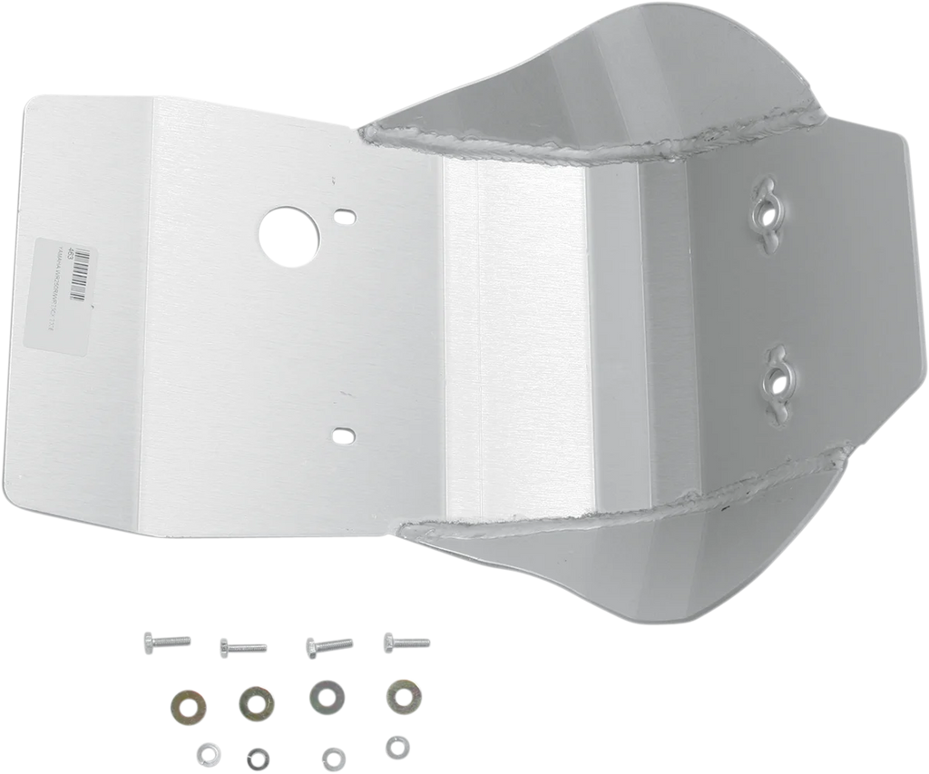 Moose Offroad Skid Plate - Silver - 463 fits Yamaha WR 250 R / WR 250 X - Main Product View