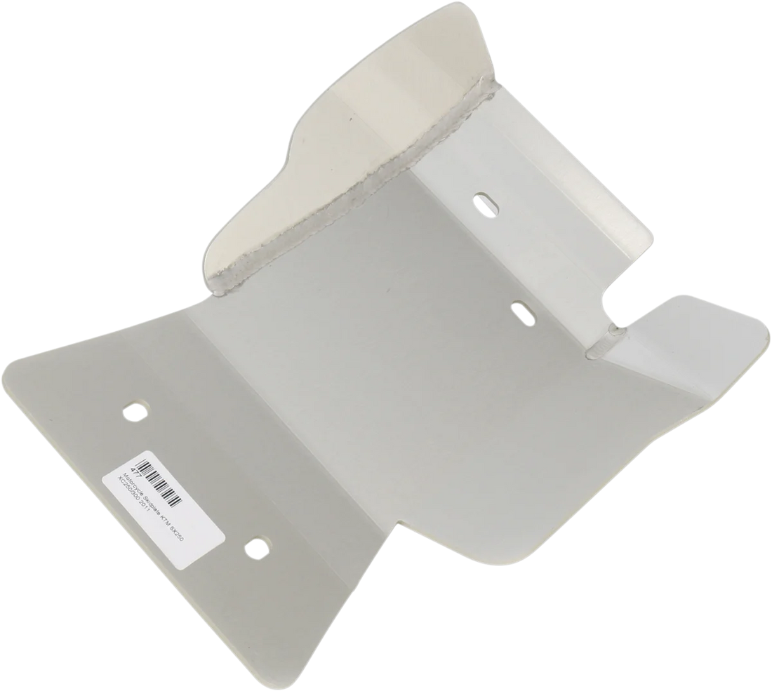 Moose Offroad Skid Plate - Silver - 482 fits Husaberg / Husqvarna / Ktm - Side View