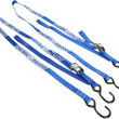 Load image into Gallery viewer, Moose Offroad Soft-Tie Tie-Downs - Blue 3920-0304 - Main Product View