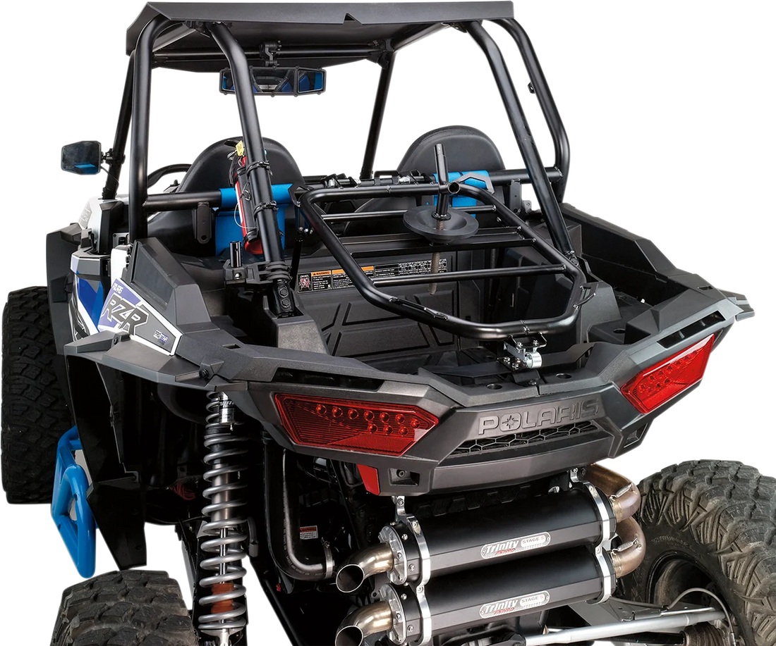 Moose Offroad Spare Tire Carrier - 1512-0239 fits RZR - Side View