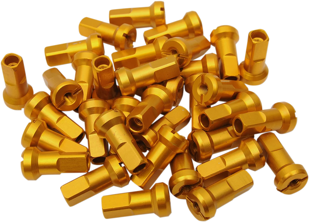 Moose Offroad Spoke Nipples - MX1 - Gold - 9 Gauge - Set 24-990 - Main Product View
