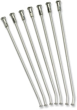 Load image into Gallery viewer, Moose Offroad Spoke Set with Nipples - Stainless Steel - Rear - 19" 1-22-209-S fits KX / RM-Z - Side View