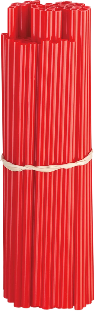 Moose Offroad Spoke Skins - Red - 21" - 80 Pack O15-6580R - Main Product View