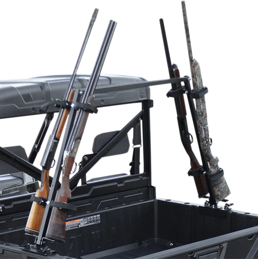 Moose Offroad Sporting Gun Rack QD804SC - Side View