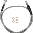 Load image into Gallery viewer, Moose Offroad Stainless Steel Braided Clutch Line - B05-3-011/P fits 125/200 RR - Side View
