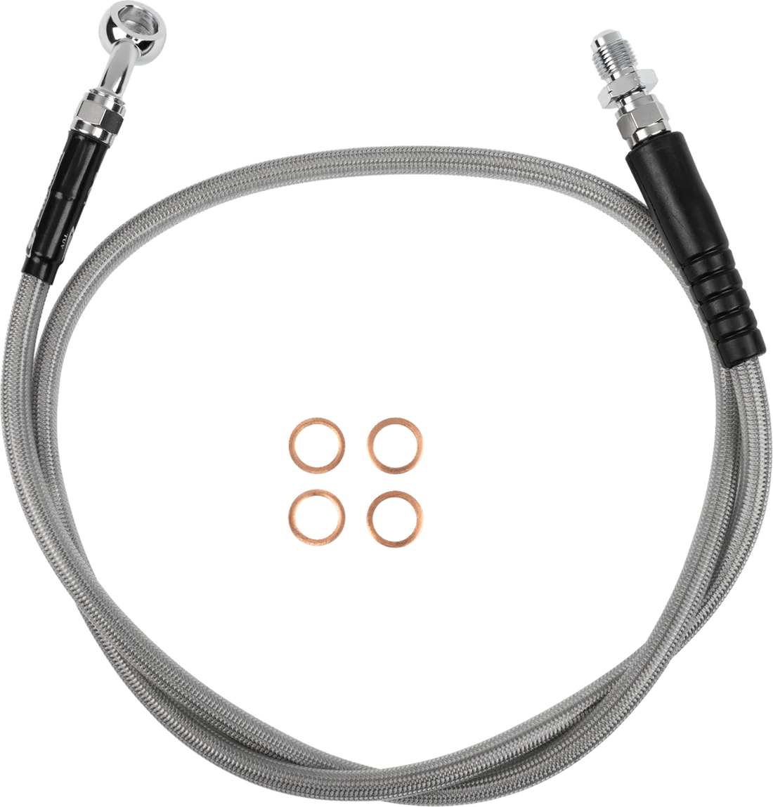 Moose Offroad Stainless Steel Braided Clutch Line - B05-3-011/P fits 125/200 RR - Side View
