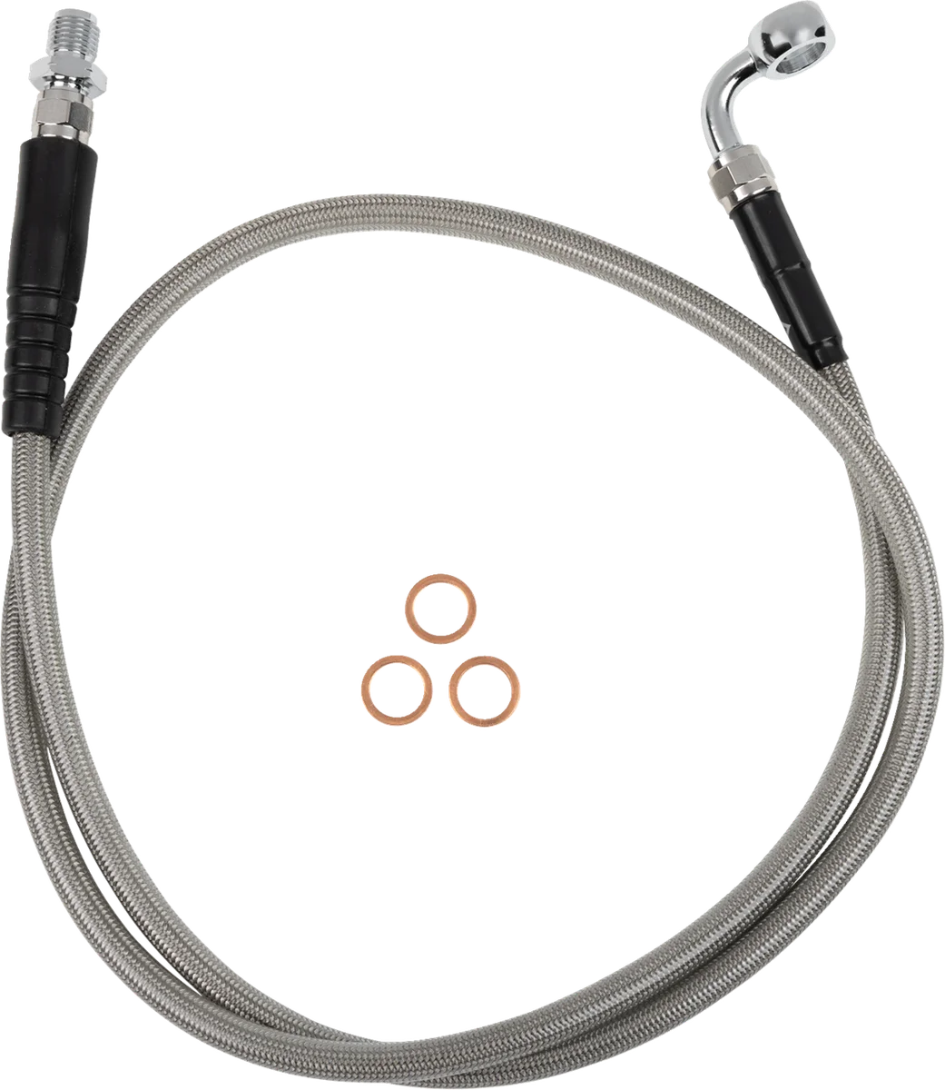 Moose Offroad Stainless Steel Braided Clutch Line - B05-3-012/P fits Beta - Side View